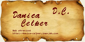 Danica Ćelper vizit kartica